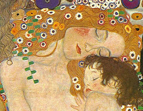 Mother & Child" by Gustav Klimt (1862-1918)